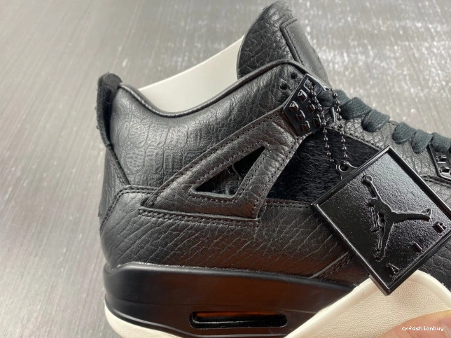 Retro Jordan Hair 819139-010 4 Pony Black 0814
